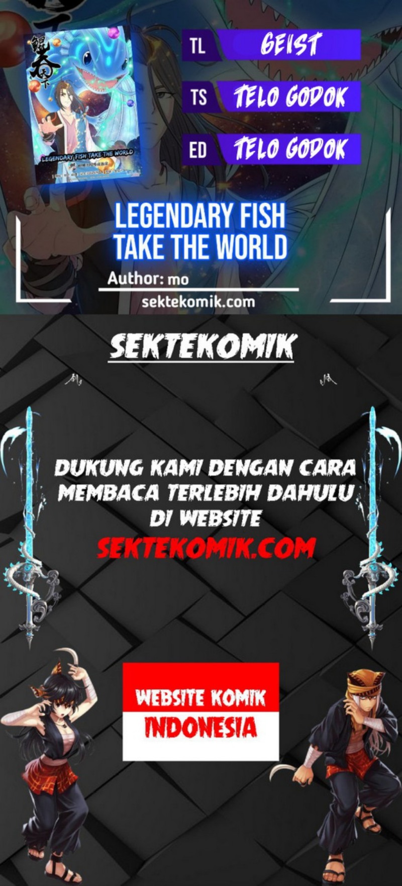 Baca Komik Legendary Fish Take The World Chapter 91 Gambar 1