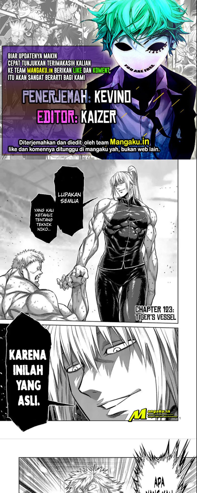 Baca Komik Kengan Omega Chapter 123 Gambar 1