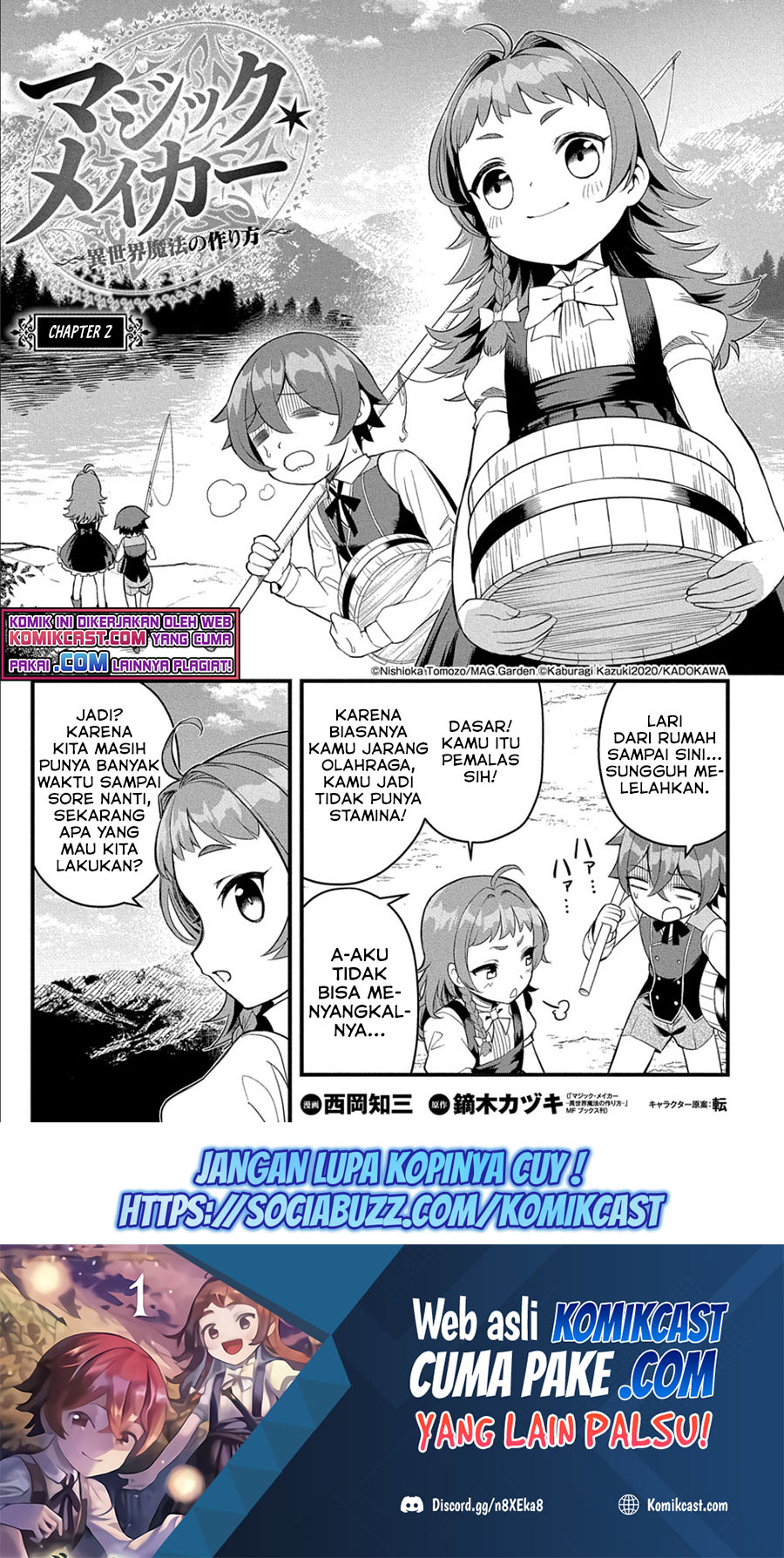 Baca Manga Magic Maker – Isekai Mahou no Tsukurikata Chapter 2 Gambar 2