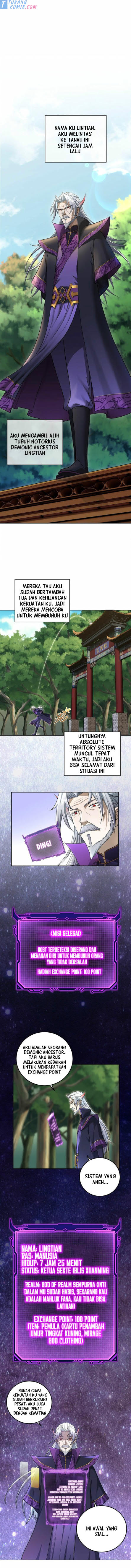 Baca Manhua I Have Become The Demonic Ancestor Chapter 1.1 Gambar 2