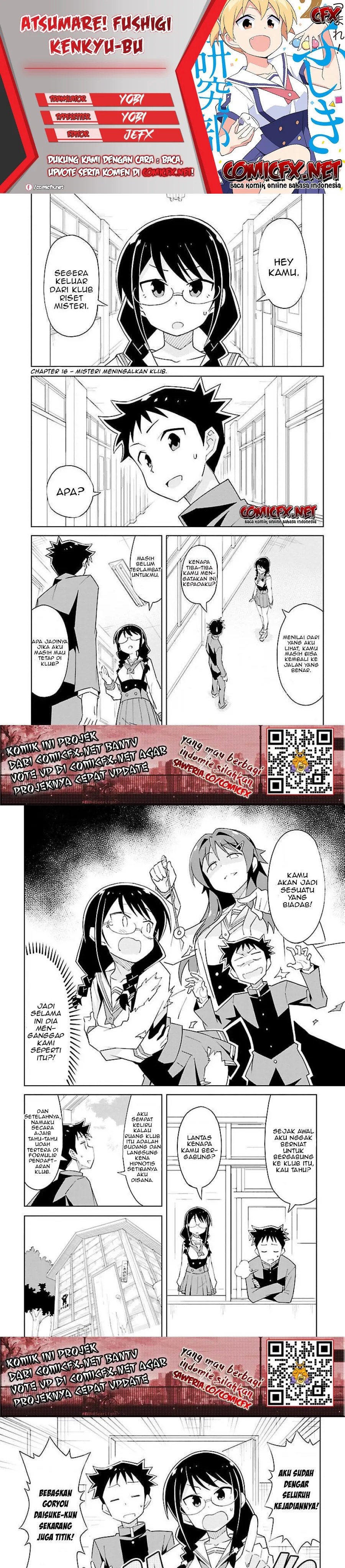 Baca Komik Atsumare! Fushigi Kenkyuubu Chapter 16 Gambar 1