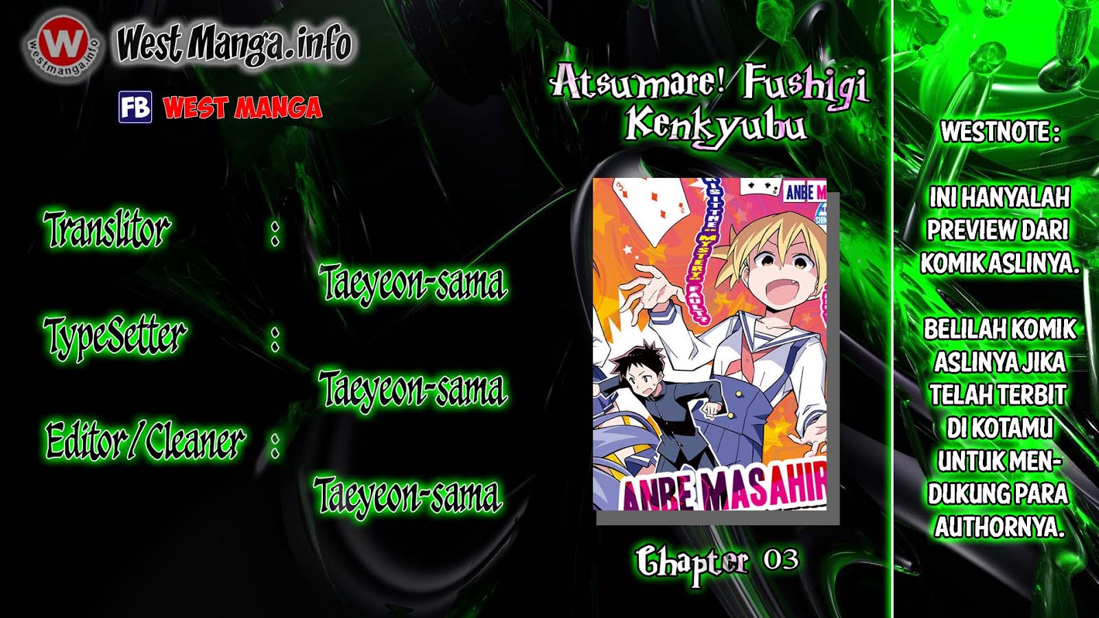 Atsumare! Fushigi Kenkyuubu Chapter 3 Gambar 3