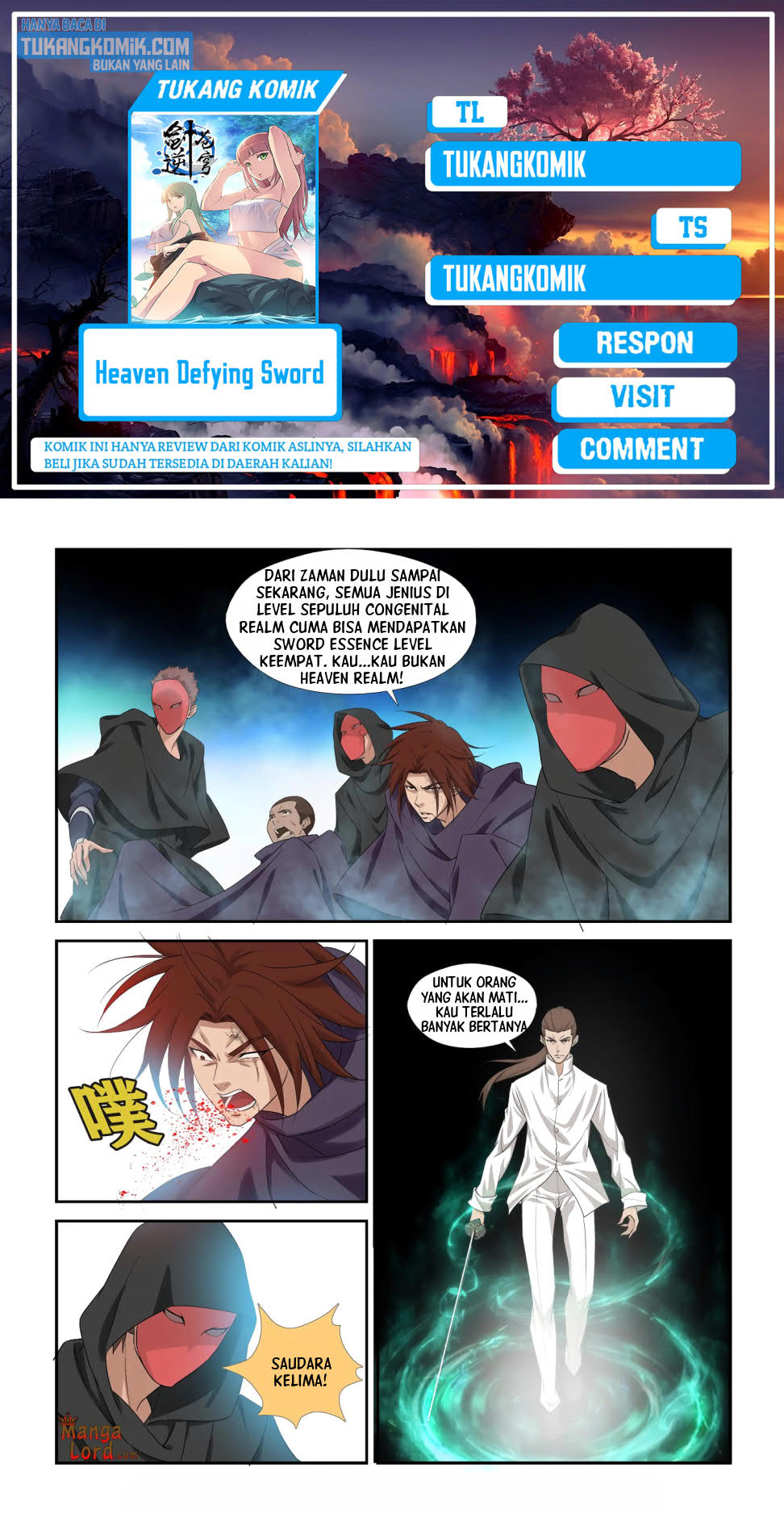 Baca Komik Heaven Defying Sword Chapter 286 Gambar 1