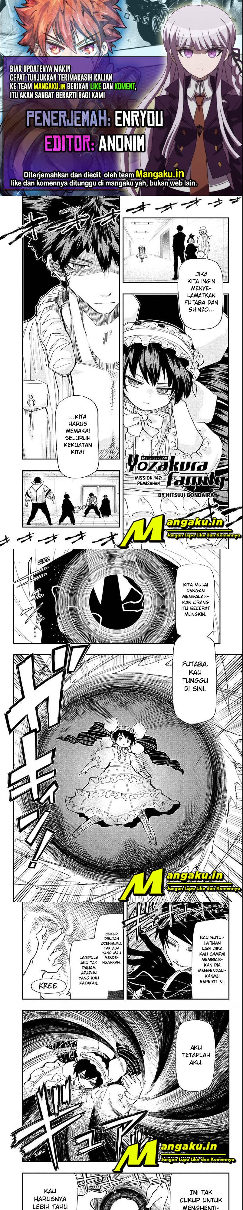 Baca Komik Mission: Yozakura Family Chapter 142 Gambar 1