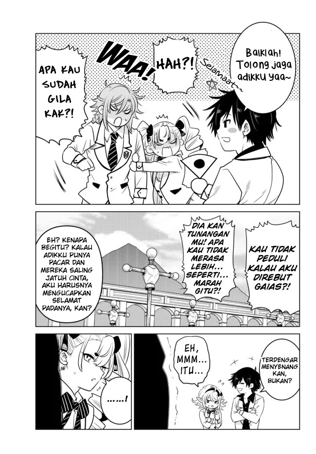 Baca Manga Ochikobore Datta Ani Ga Jitsuha Saikyou: Shijou Saikyou No Yuusha Wa Tensei-shi, Gakuen De Mujikaku Ni Musou Suru Chapter 2.3 Gambar 2