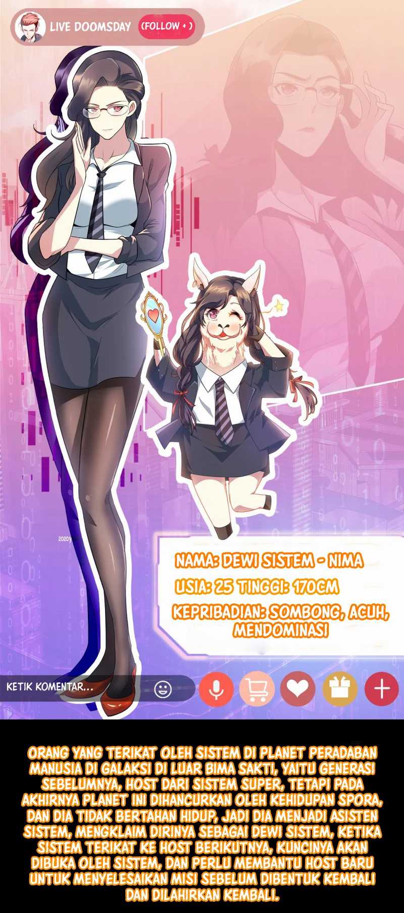 Baca Manhua Apocalypse Livestream – Start With Alpaca! Chapter .1 - prolog Gambar 2