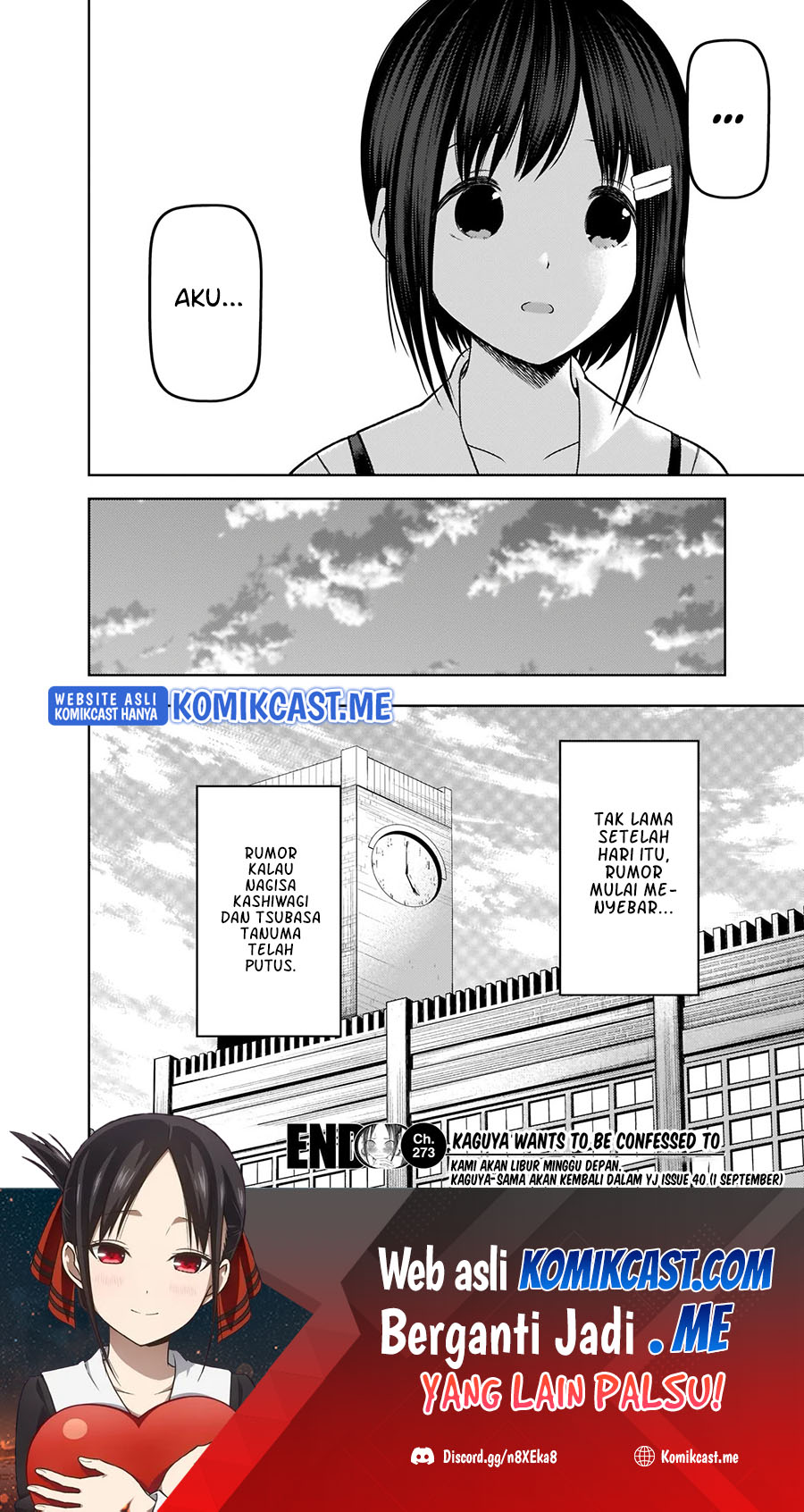 Kaguya-sama wa Kokurasetai – Tensai-tachi no Renai Zunousen Chapter 273 Gambar 19