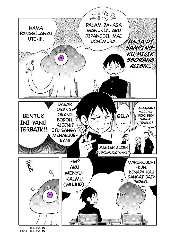 Baca Komik Tonari no Uchuubito ga Kowai Chapter 1 Gambar 1