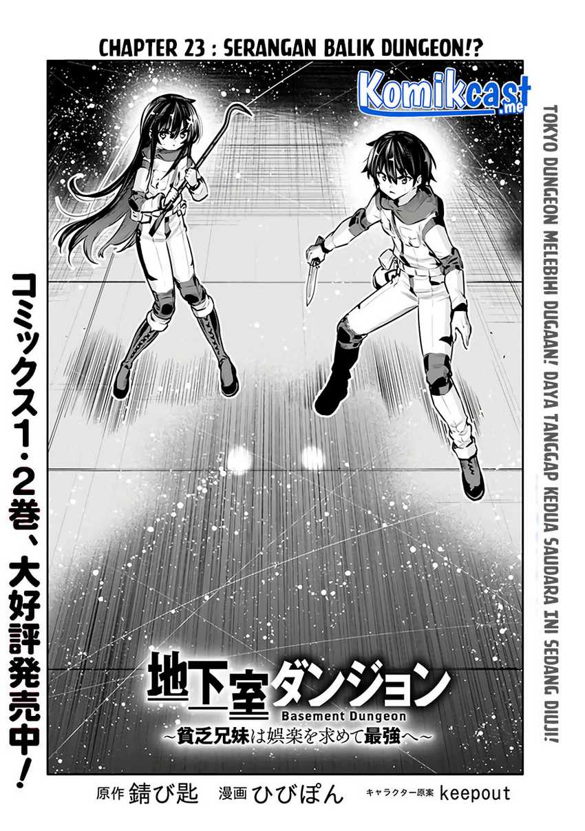 Chikashitsu Dungeon: Binbou Kyoudai wa Goraku o Motomete Saikyou e Chapter 23 Gambar 3