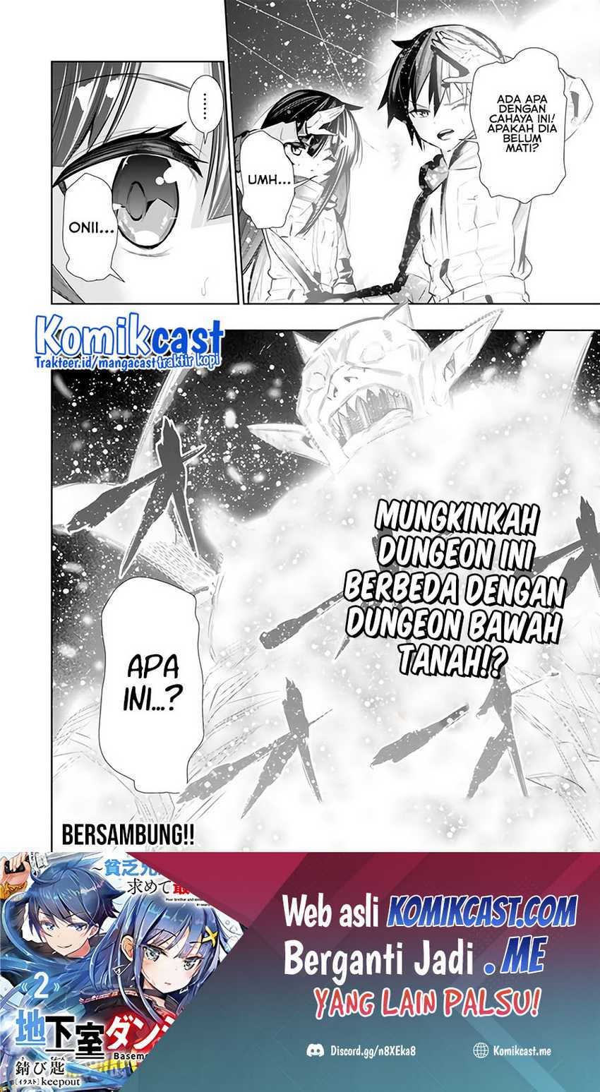 Chikashitsu Dungeon: Binbou Kyoudai wa Goraku o Motomete Saikyou e Chapter 22 Gambar 21