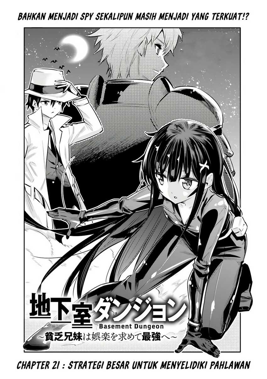 Chikashitsu Dungeon: Binbou Kyoudai wa Goraku o Motomete Saikyou e Chapter 21 Gambar 3