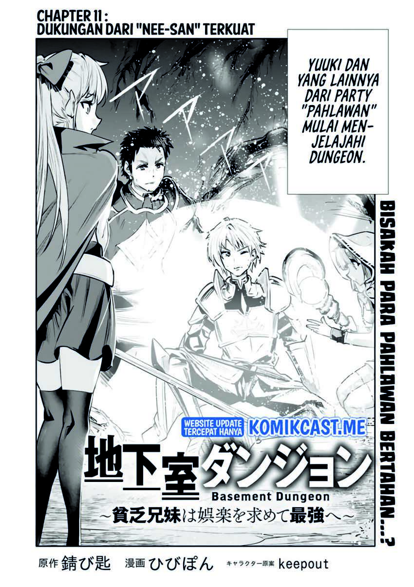 Chikashitsu Dungeon: Binbou Kyoudai wa Goraku o Motomete Saikyou e Chapter 11 Gambar 3