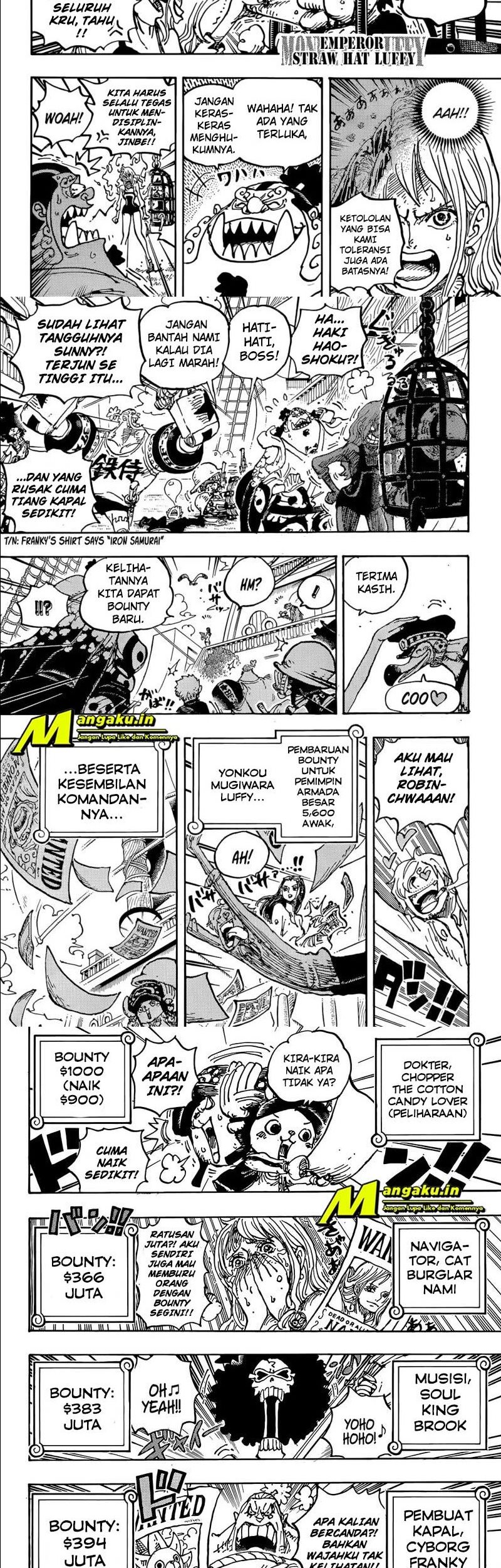 Baca Manga One Piece Chapter 1058 HQ Gambar 2