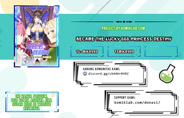 Baca Komik Became The Lucky 666 Princess Destiny Chapter 9 Gambar 1