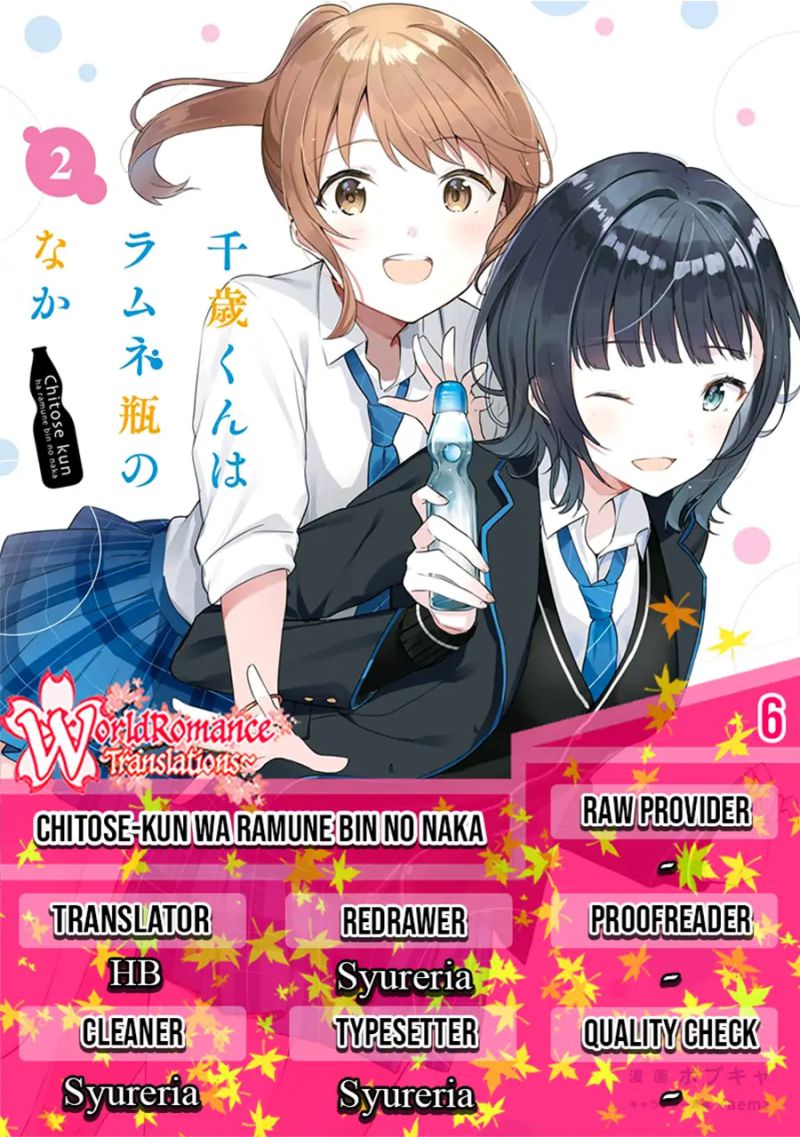 Baca Komik Chitose-kun is Inside a Ramune Bottle Chapter 6 Gambar 1