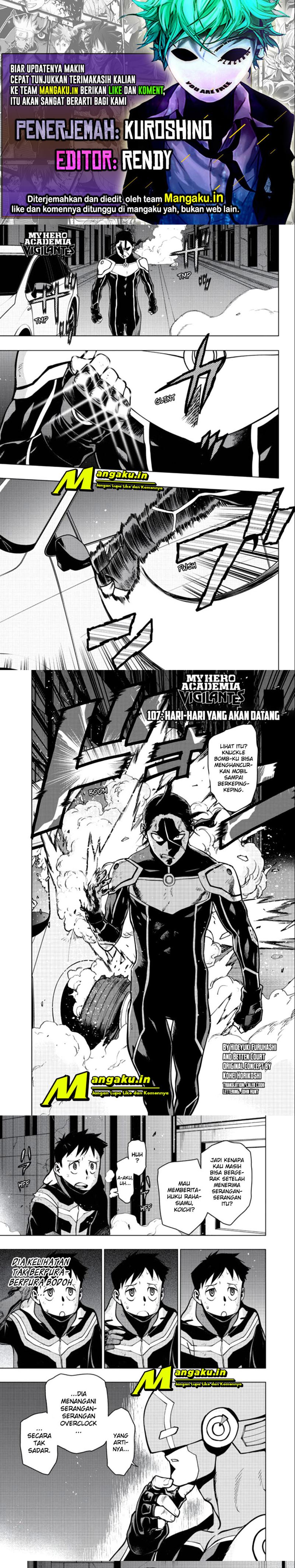 Baca Komik Vigilante: Boku no Hero Academia Illegal Chapter 107 Gambar 1