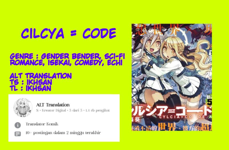 Baca Komik Cylcia=Code Chapter 3 Gambar 1