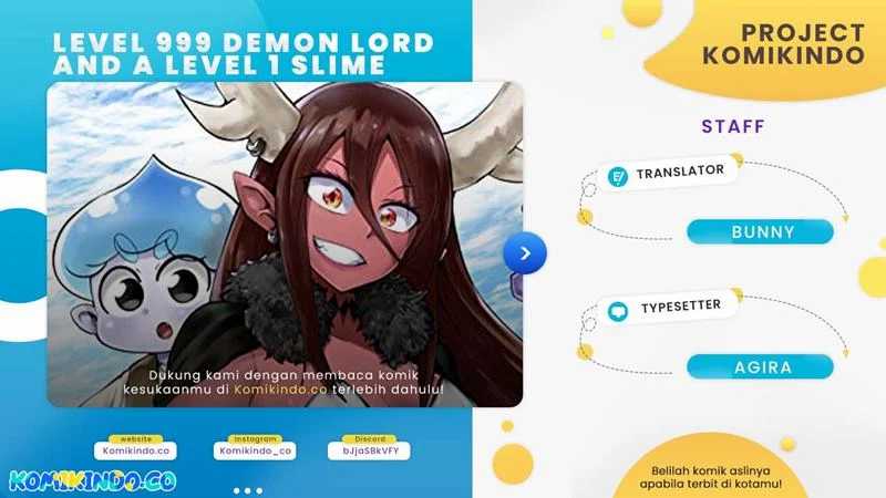 Baca Komik Level 999 Demon Lord and a Level 1 Slime Chapter 5 Gambar 1