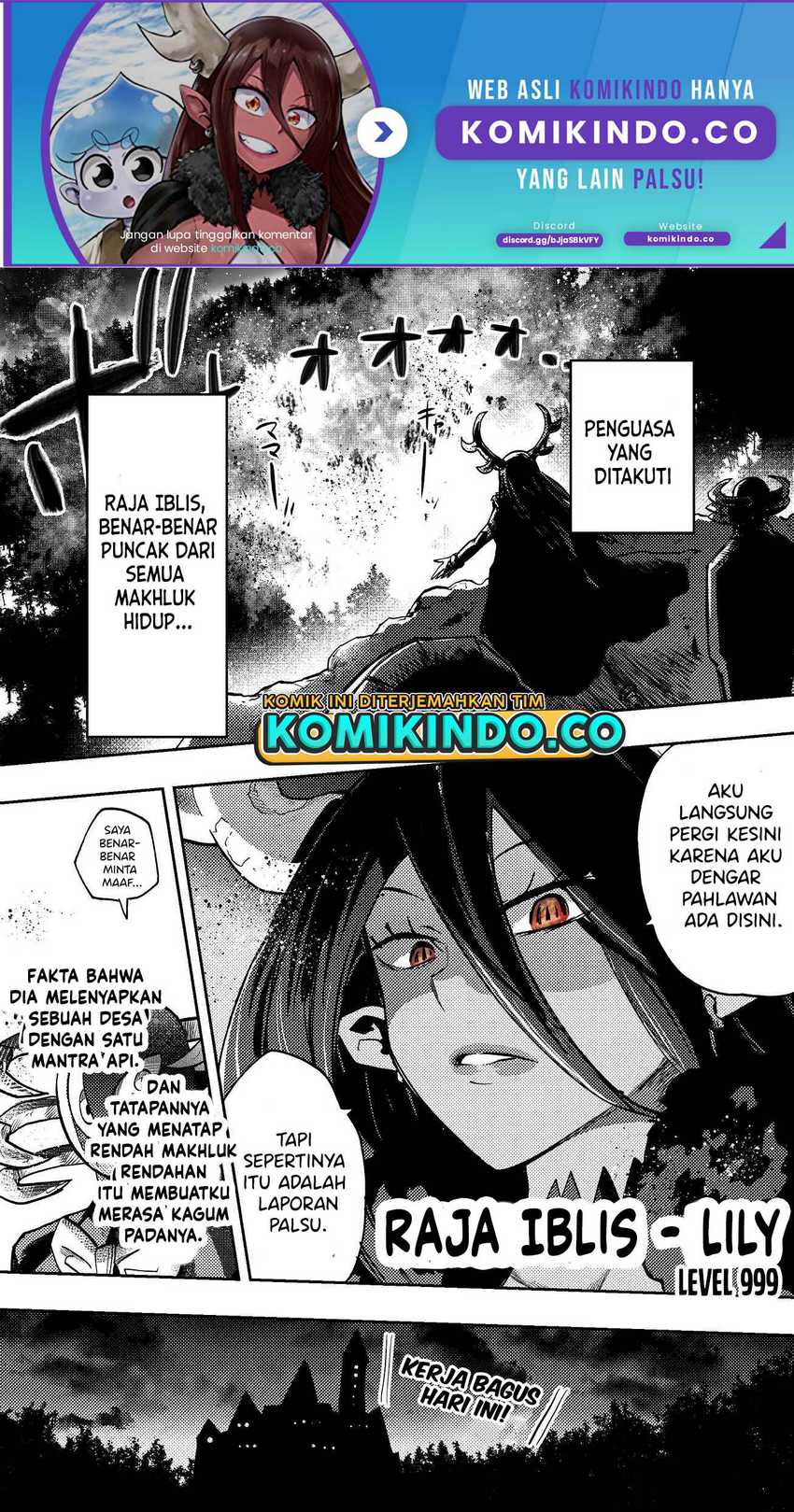 Baca Manga Level 999 Demon Lord and a Level 1 Slime Chapter 2 Gambar 2