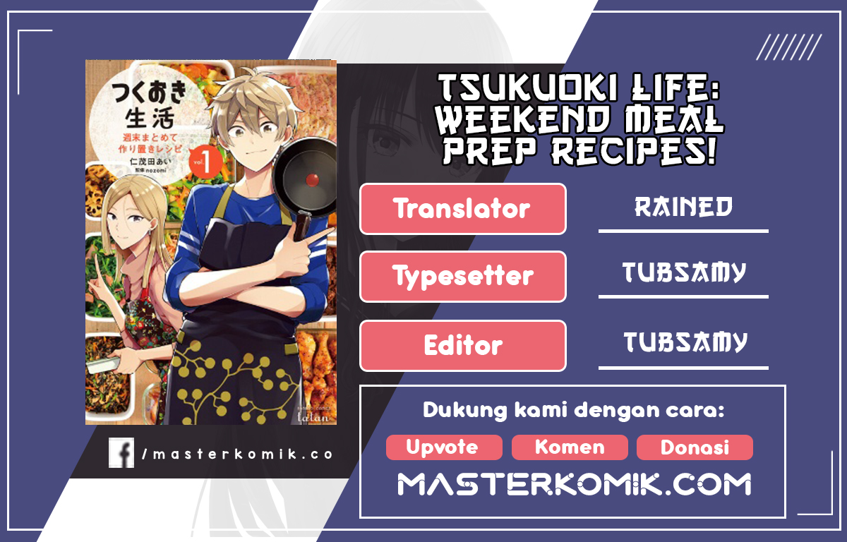 Baca Komik Tsukuoki Life: Weekend Meal Prep Recipes! Chapter 2 Gambar 1