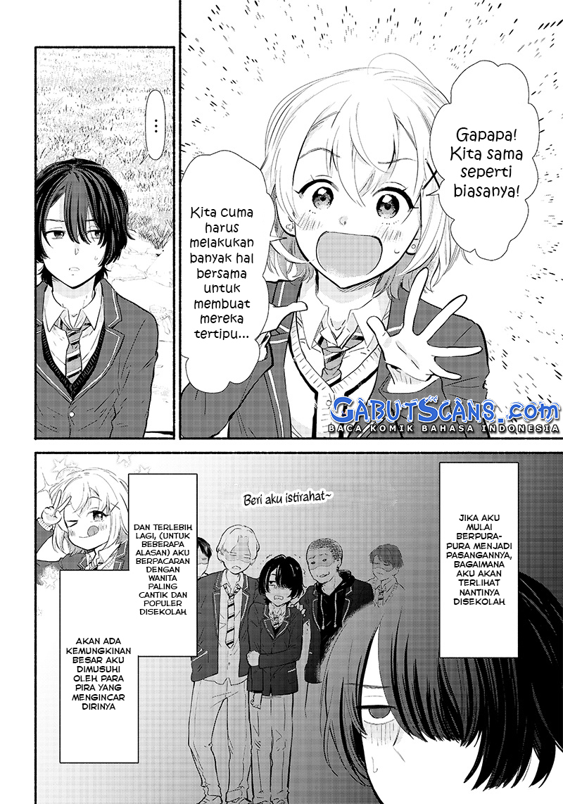 Nee, Mou Isso Tsukiacchau? Osananajimi no Bishoujo ni Tanomarete, Camo Kareshi Hajimemashita Chapter 2 Gambar 5