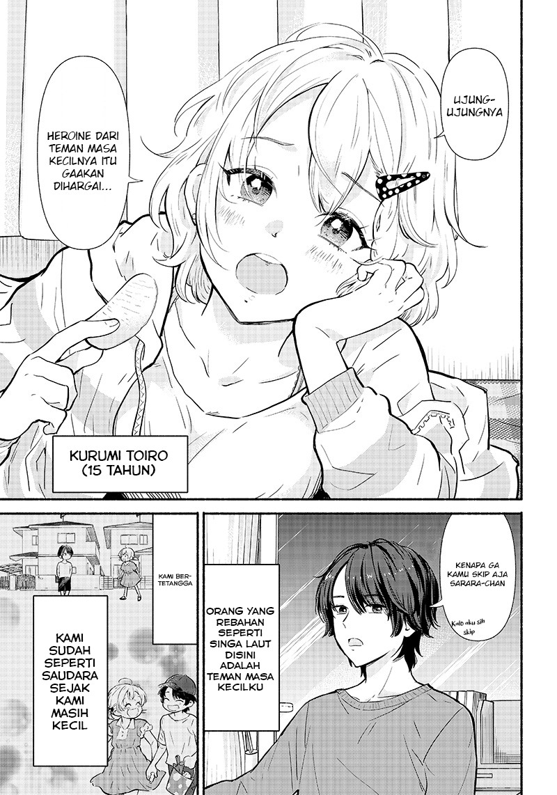 Nee, Mou Isso Tsukiacchau? Osananajimi no Bishoujo ni Tanomarete, Camo Kareshi Hajimemashita Chapter 1.1 Gambar 8