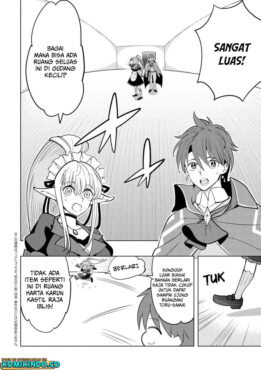 Souzou Renkinjutsushi wa Jiyuu wo Ouka suru: Kokyou wo Tsuihou saretara, Maou no Ohizamoto de Chouzetsu Kouka no Magic Item Tsukuri-houdai ni Narimashita Chapter 4.2 Gambar 21