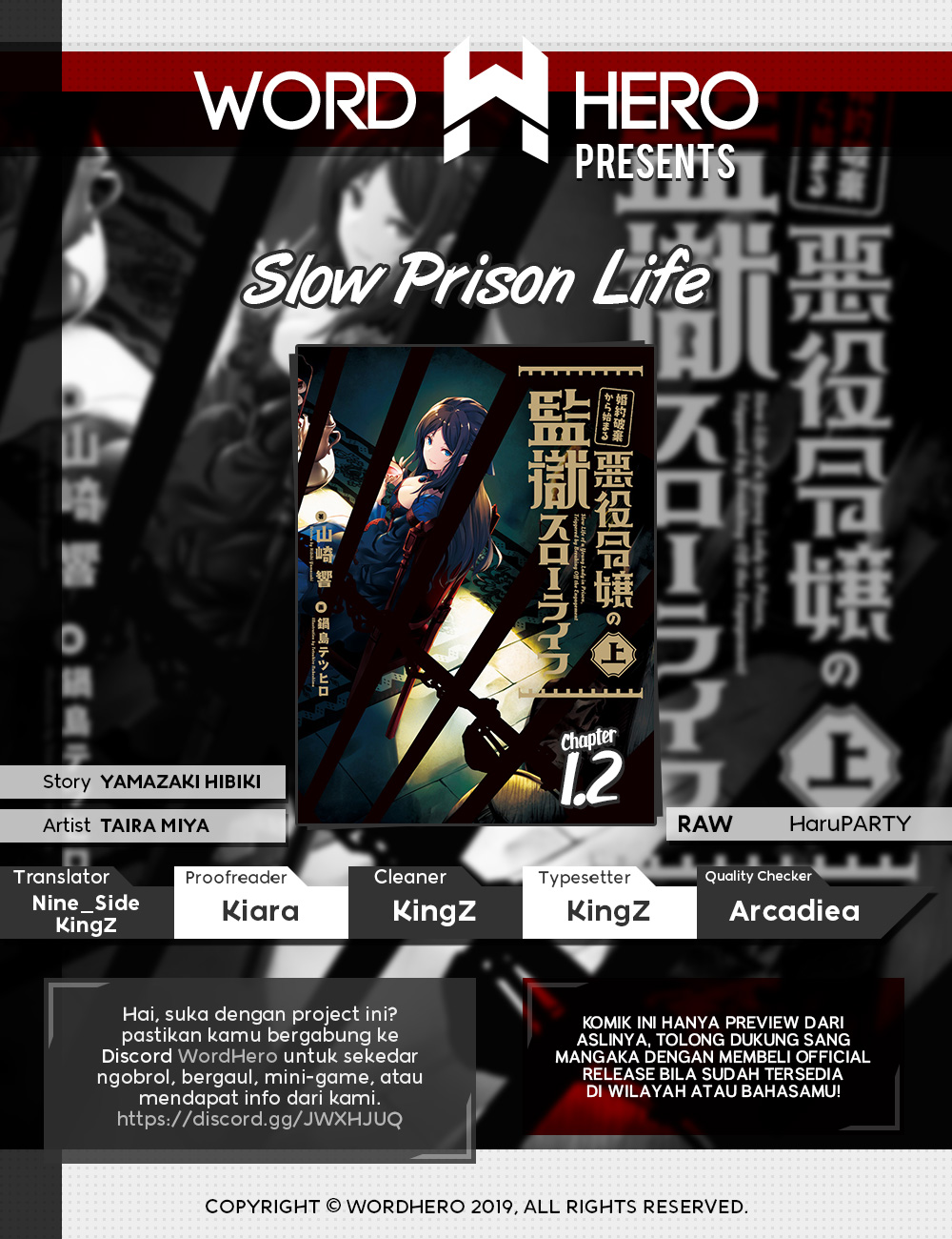 Baca Komik Slow Prison Life Chapter 1.2 Gambar 1