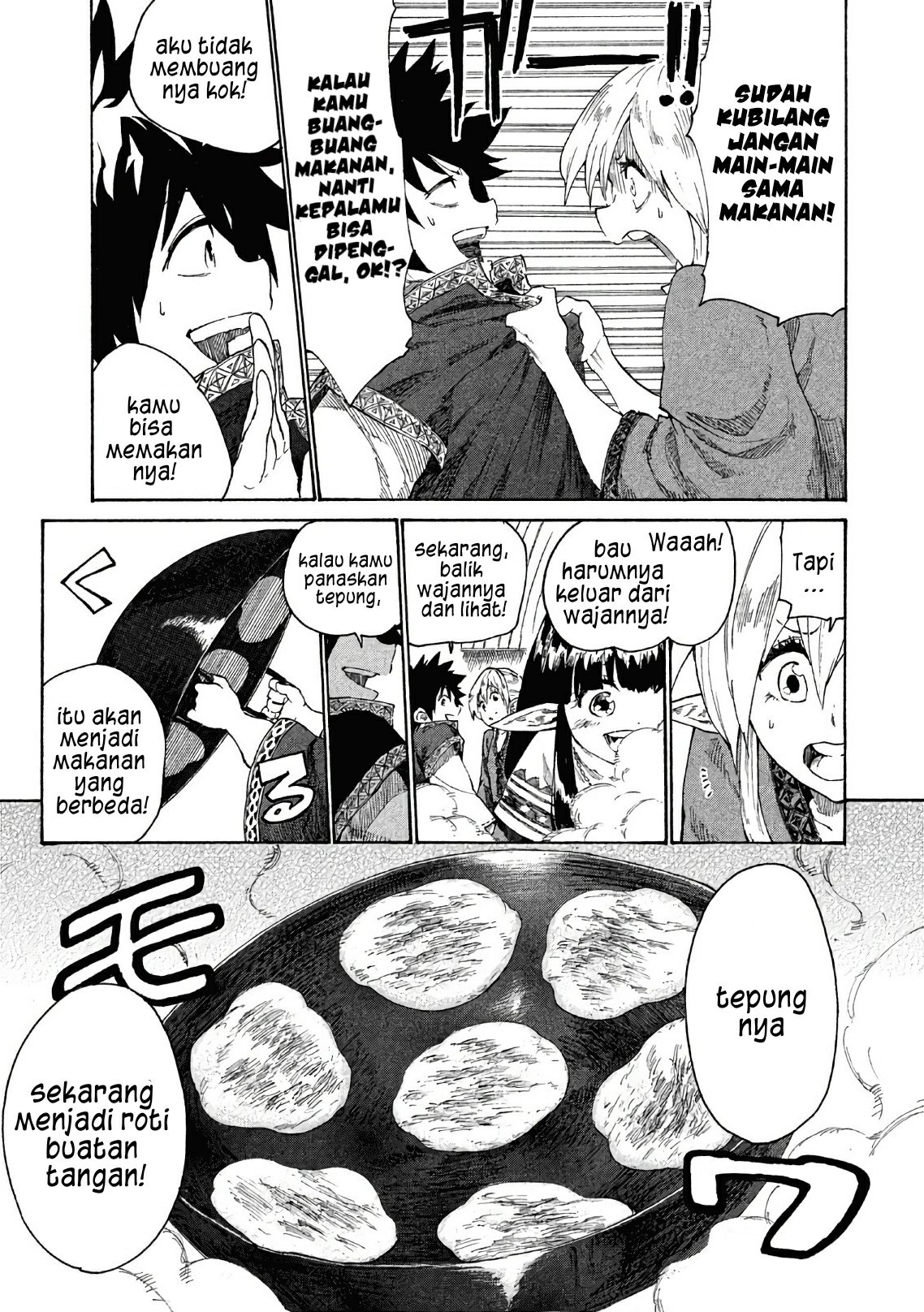 Mazumeshi Elf to Yuubokugurashi Chapter 2 Gambar 36