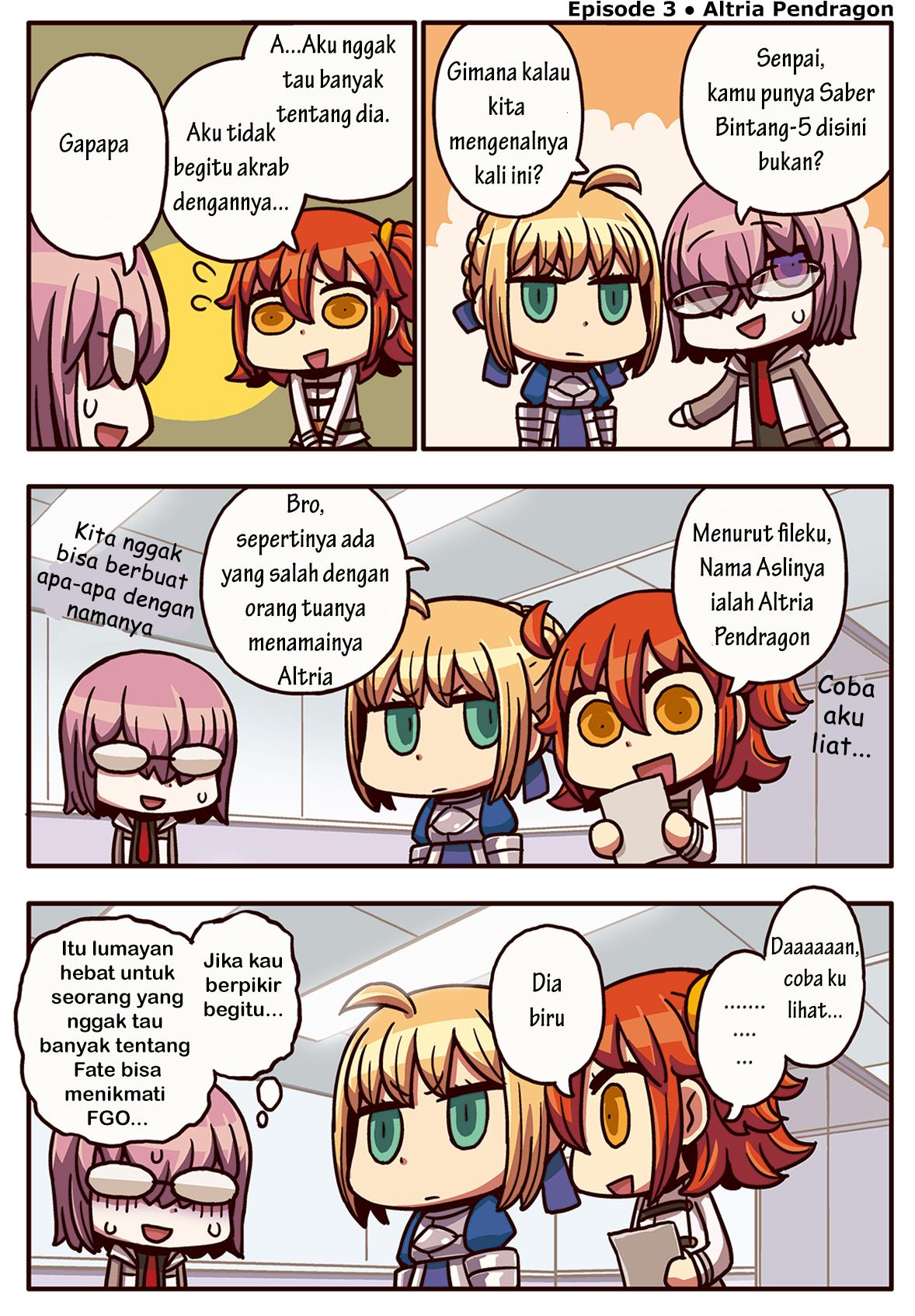 Baca Komik Motto Manga de Wakaru! Fate/Grand Order Chapter 3 Gambar 1