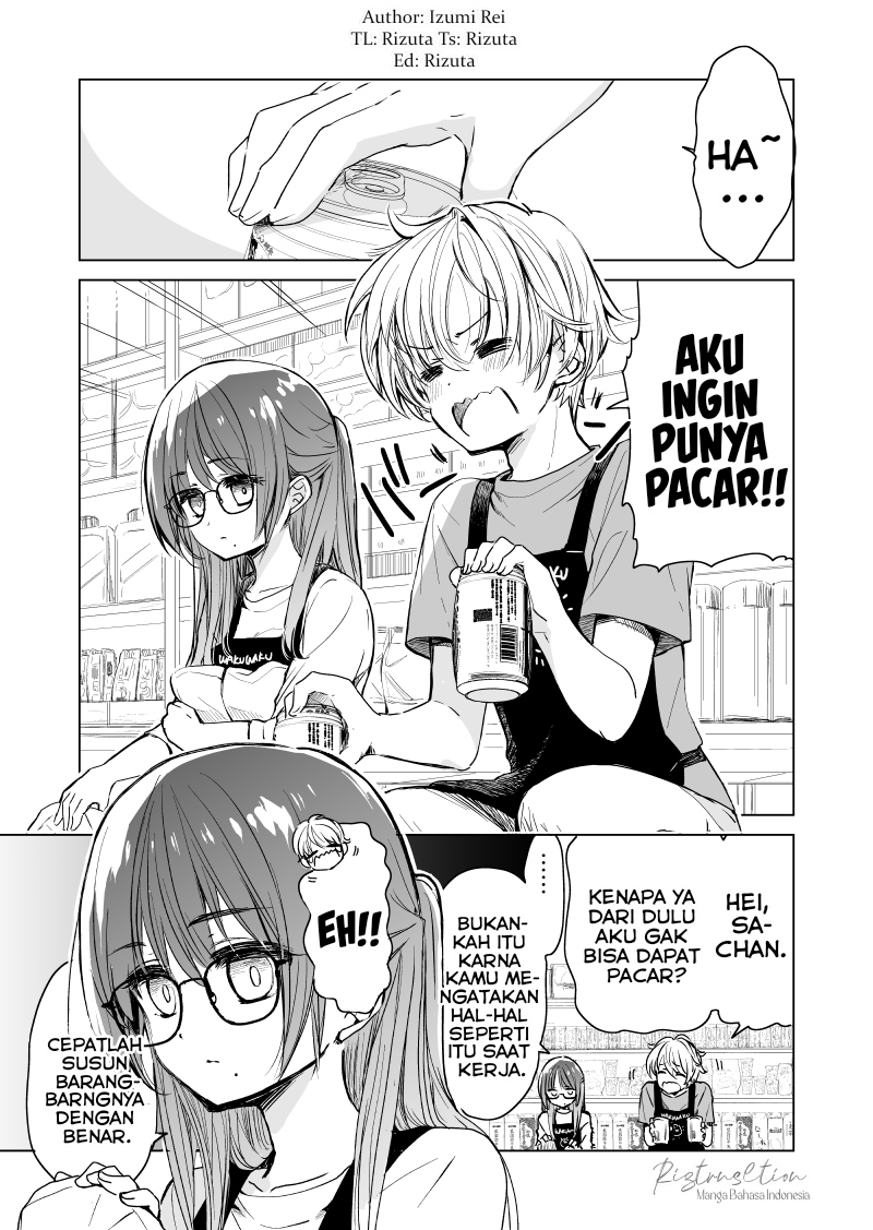 Baca Komik Daily Life of Sa-chan, a Drugstore Clerk Chapter 1 Gambar 1