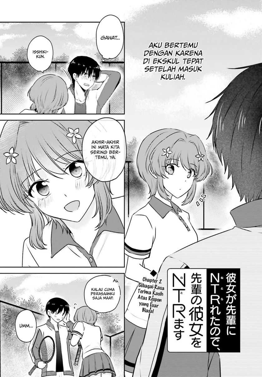 Baca Manga Kanojo ga Senpai ni NTR-reta no de, Senpai no Kanojo wo NTR-masu Chapter 2 Gambar 2