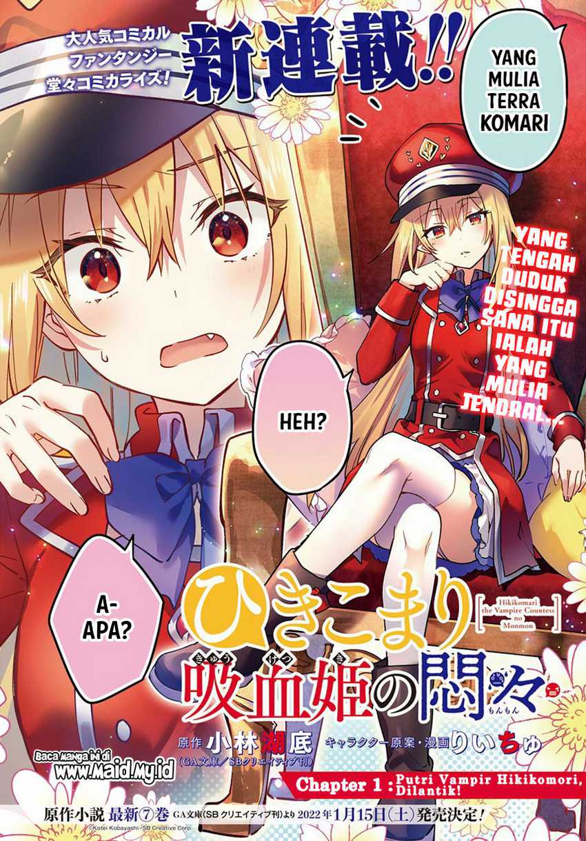 Hikikomari Kyuuketsuki no Monmon Chapter 1 Gambar 4