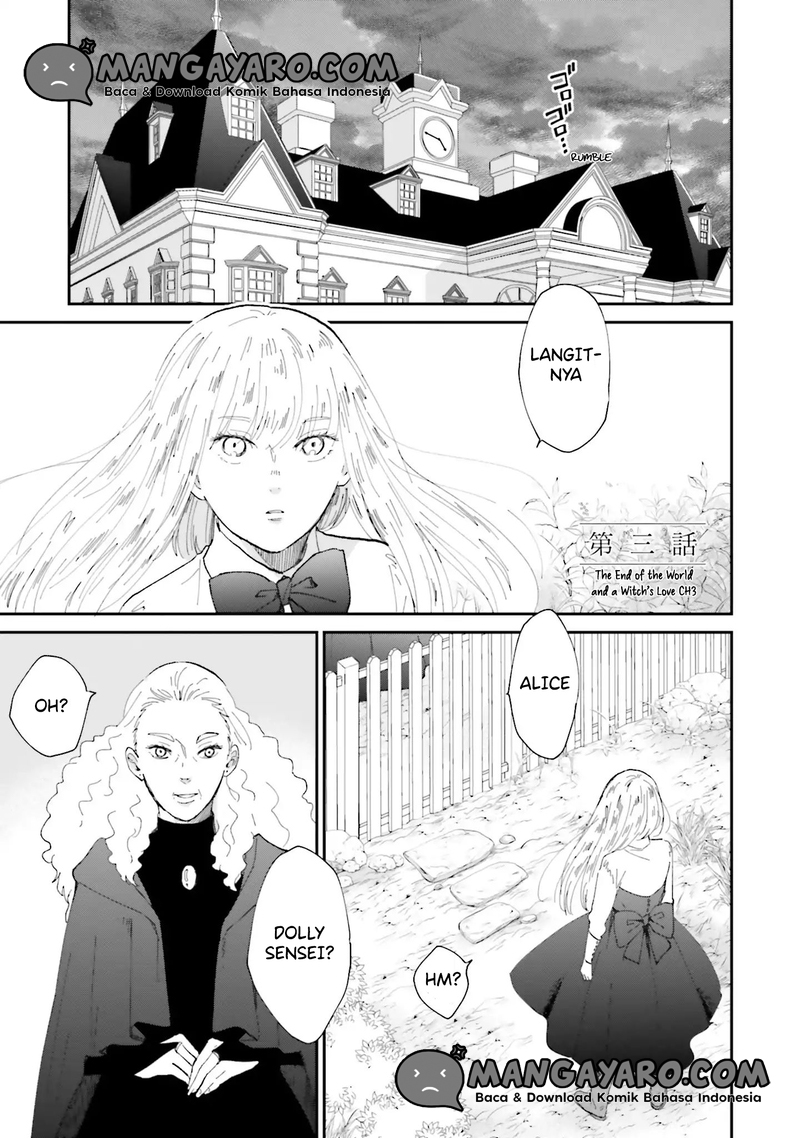 Baca Manga Sekai no Owari to Majo no Koi Chapter 3 Gambar 2