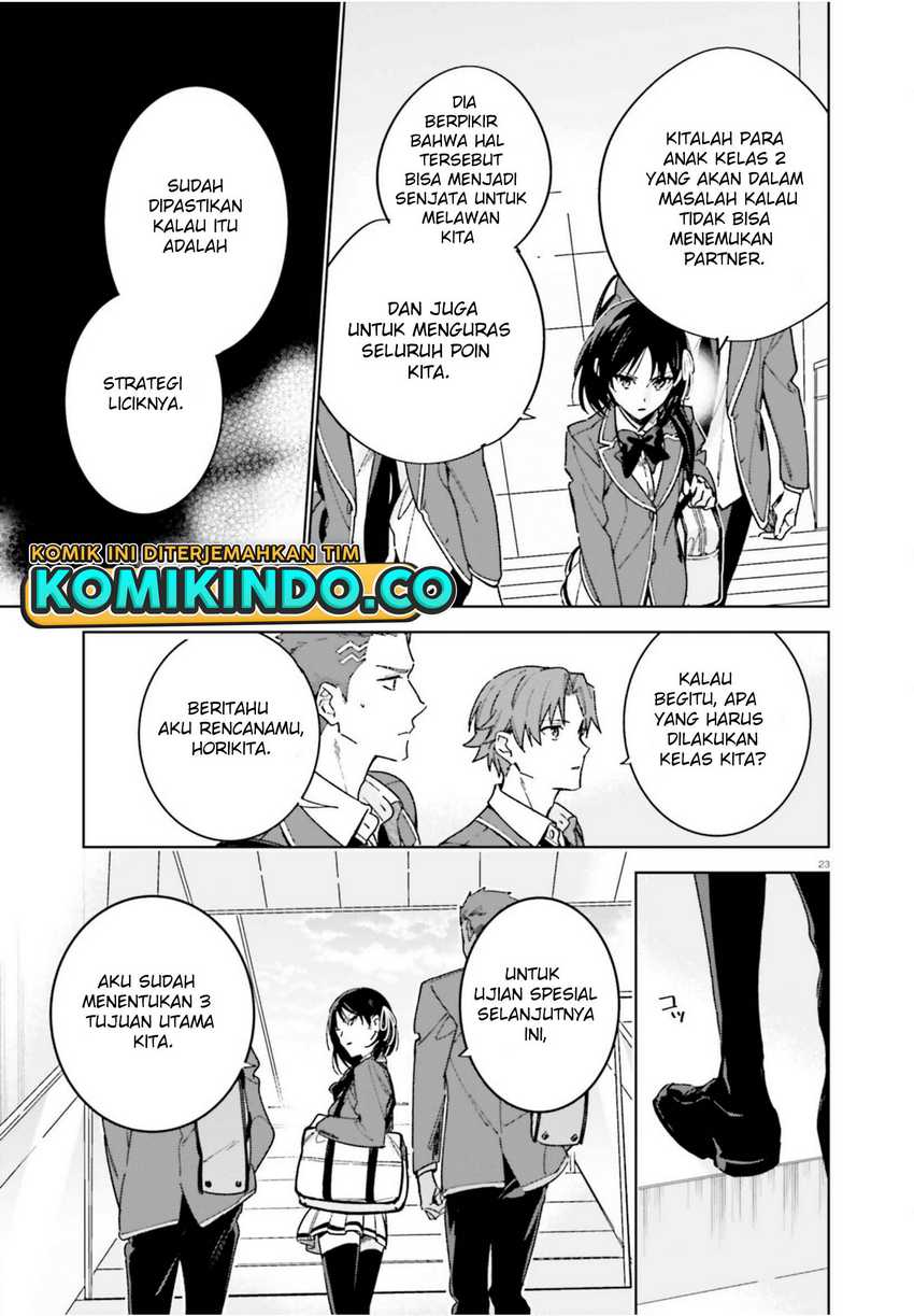 Youkoso Jitsuryoku Shijou Shugi no Kyoushitsu e: 2-nensei-hen Chapter 4 Gambar 24