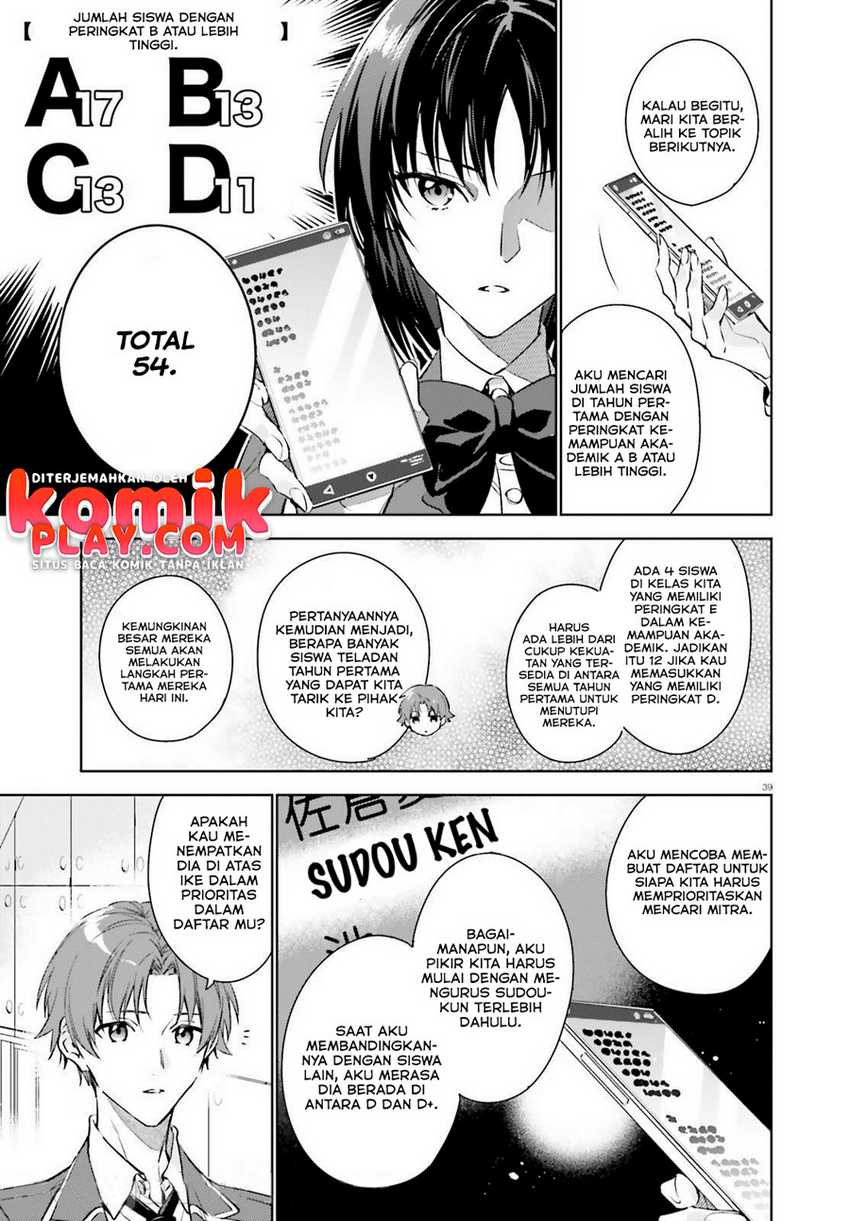 Youkoso Jitsuryoku Shijou Shugi no Kyoushitsu e: 2-nensei-hen Chapter 1.2 Gambar 18