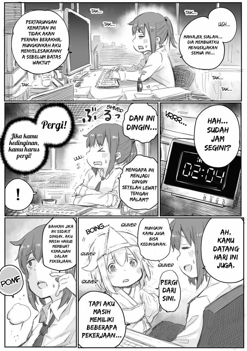 Baca Manga Shachiku-san wa Youjo Yuurei ni Iyasaretai Chapter 3 Gambar 2