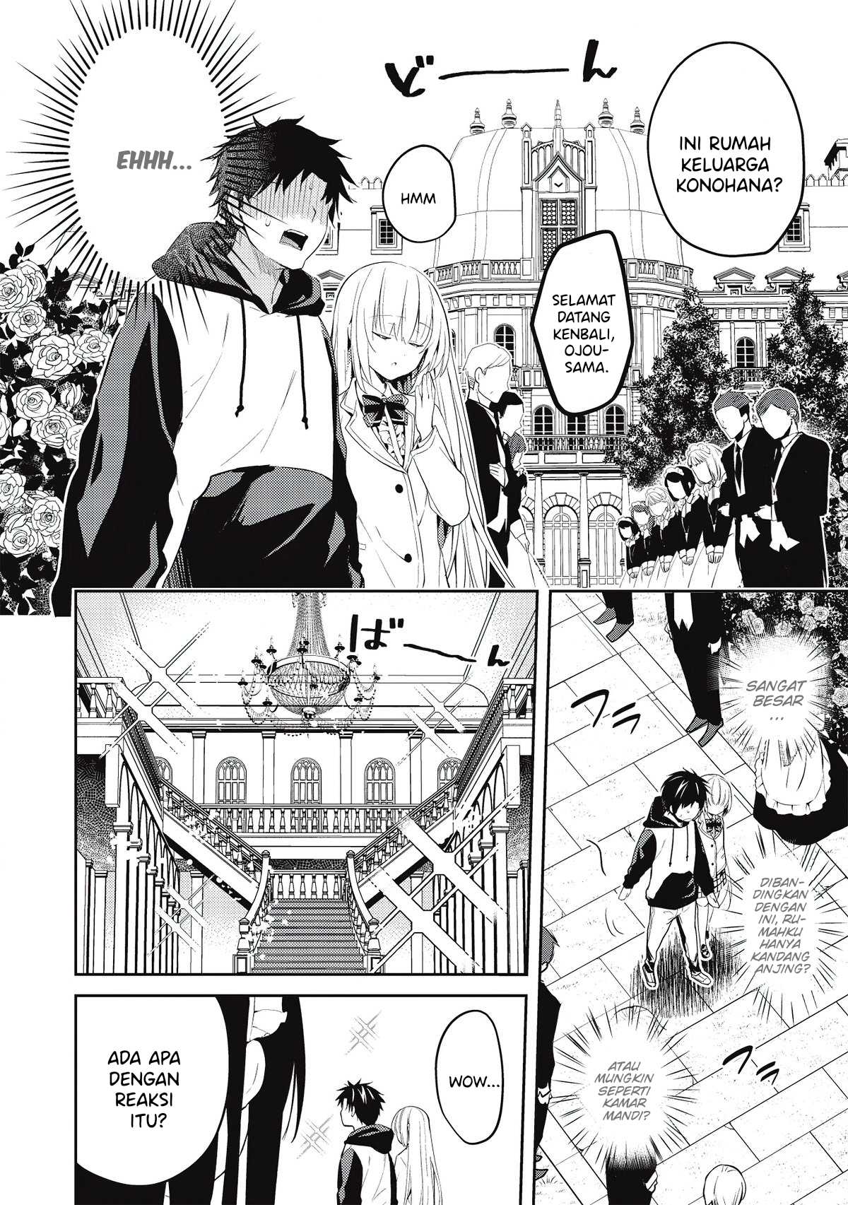 Saijo no Osewa ~Takane no Hana Darakena Meimon Kou de, Gakuin Ichi no Ojou-sama (Seikatsu Noryoku Kaimu) o Kagenagara Osewa suru Koto ni Narimashita~ Chapter 2.1 Gambar 6