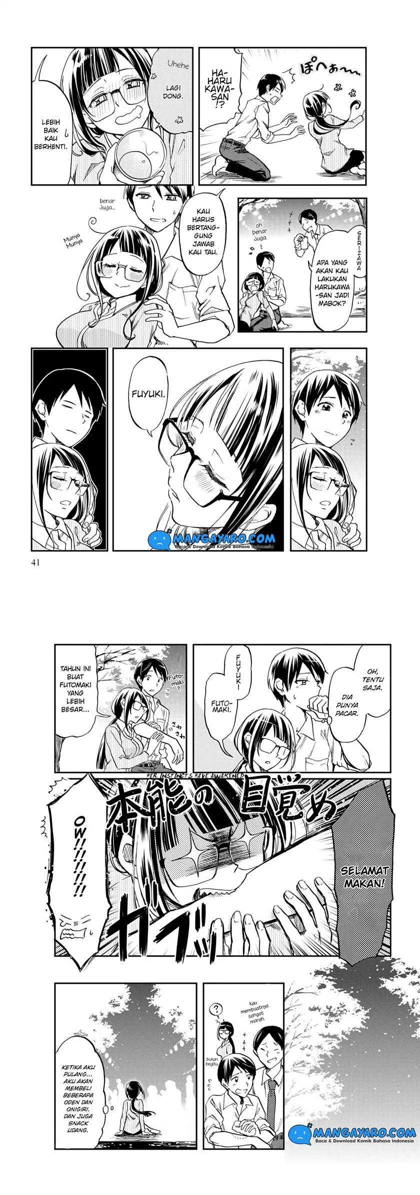 Harukawa-san wa kyou mo uete iru Chapter 4 Gambar 6