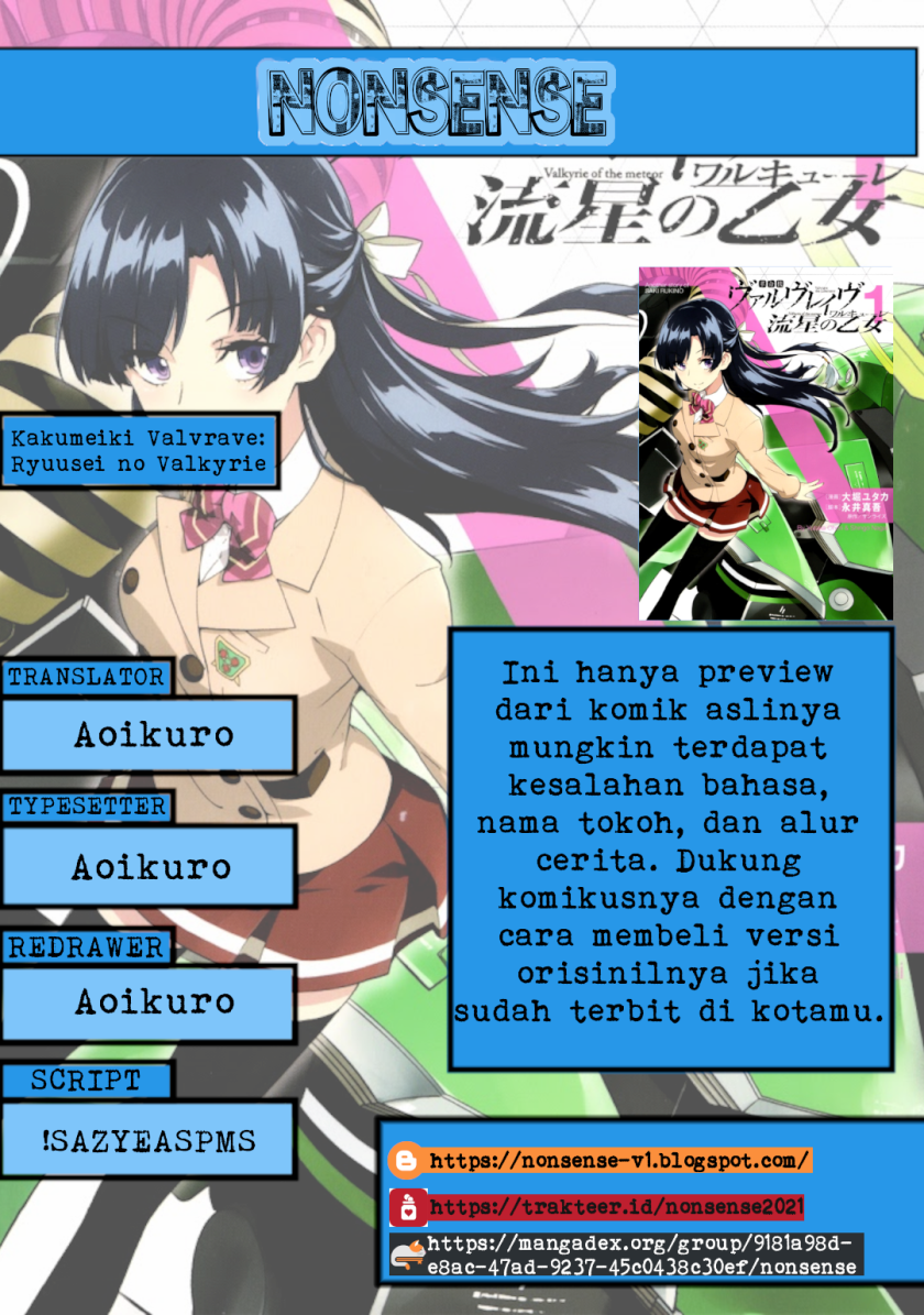 Baca Komik Kakumeiki Valvrave – Ryuusei no Valkyrie Chapter 1 Gambar 1