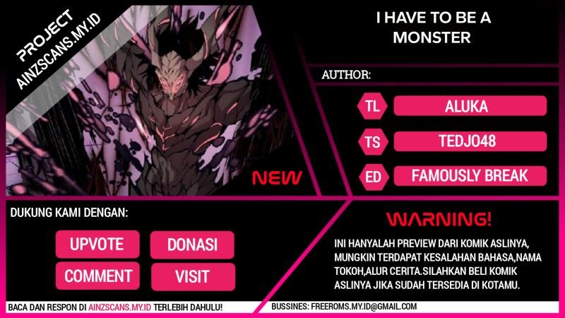 Baca Komik I Have to Be a Monster Chapter 10 Gambar 1