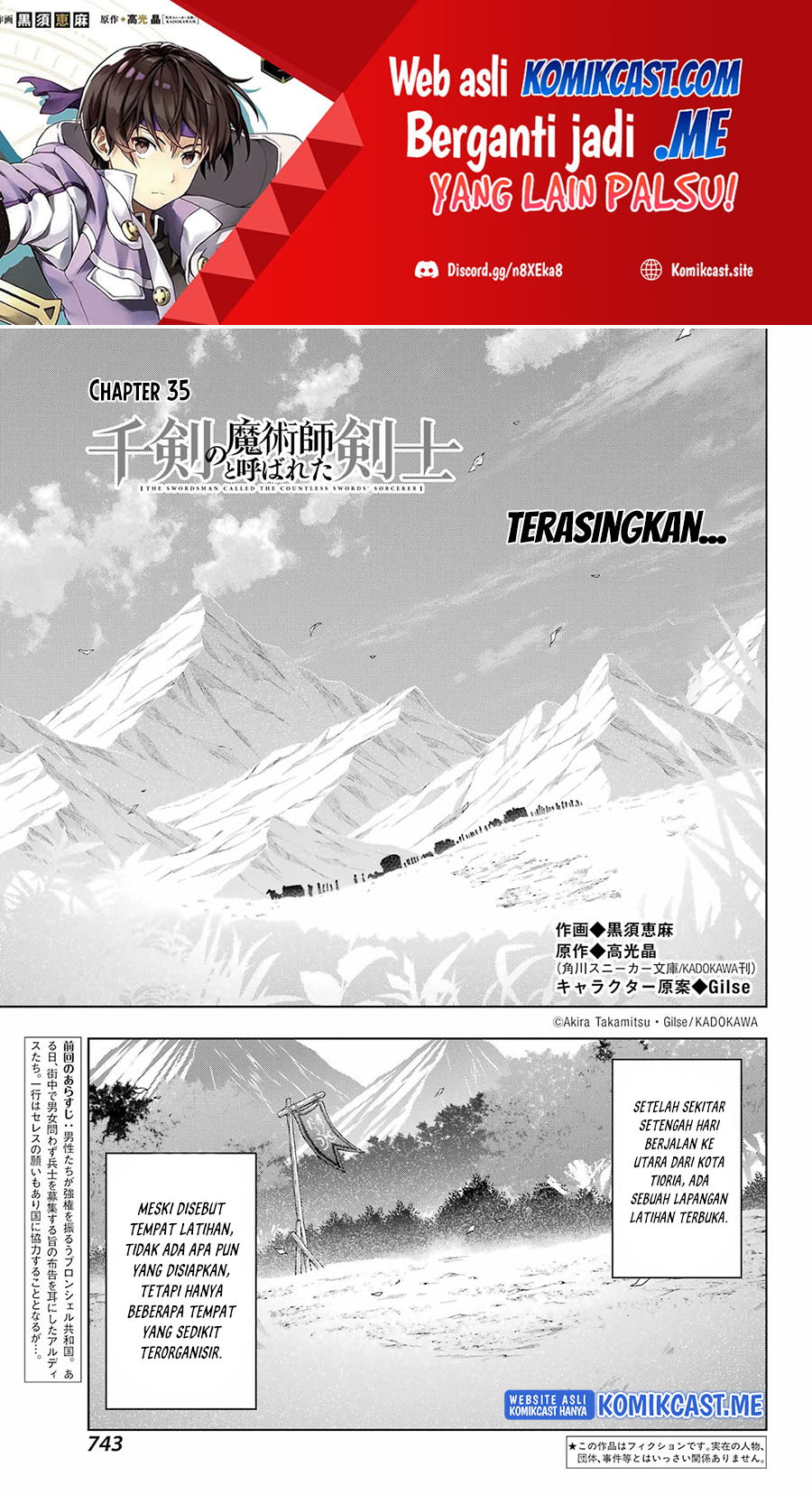 Baca Manga The Swordsman Called the Countless Swords Sorcerer Chapter 35 Gambar 2