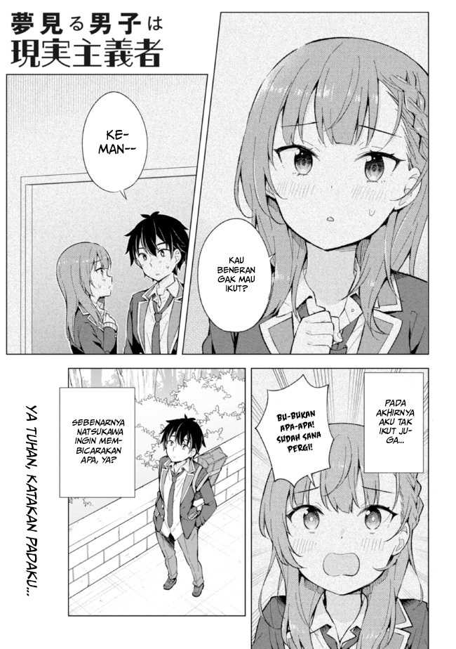 Baca Manga Yumemiru Danshi wa Genjitsushugisha Chapter 13 Gambar 2