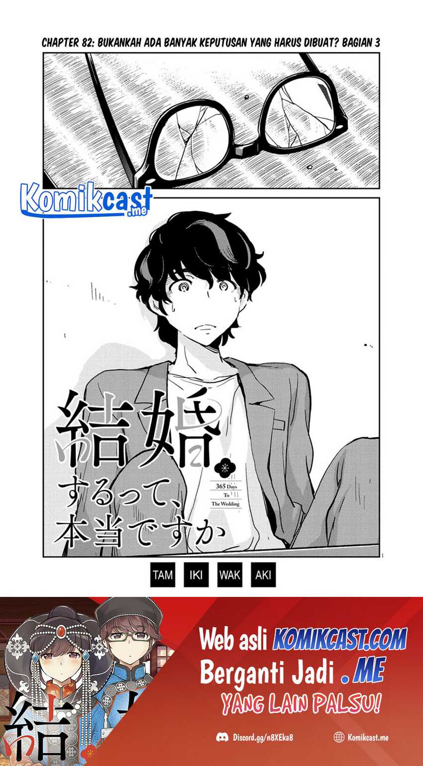 Baca Manga Kekkon Surutte, Hontou Desu Ka? Chapter 82 Gambar 2