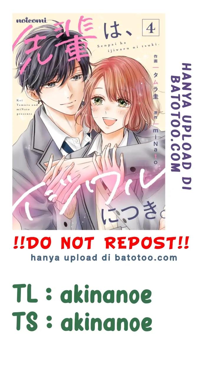 Baca Komik Senpai wa, Ijiwaru ni Tsuki Chapter 18 Gambar 1