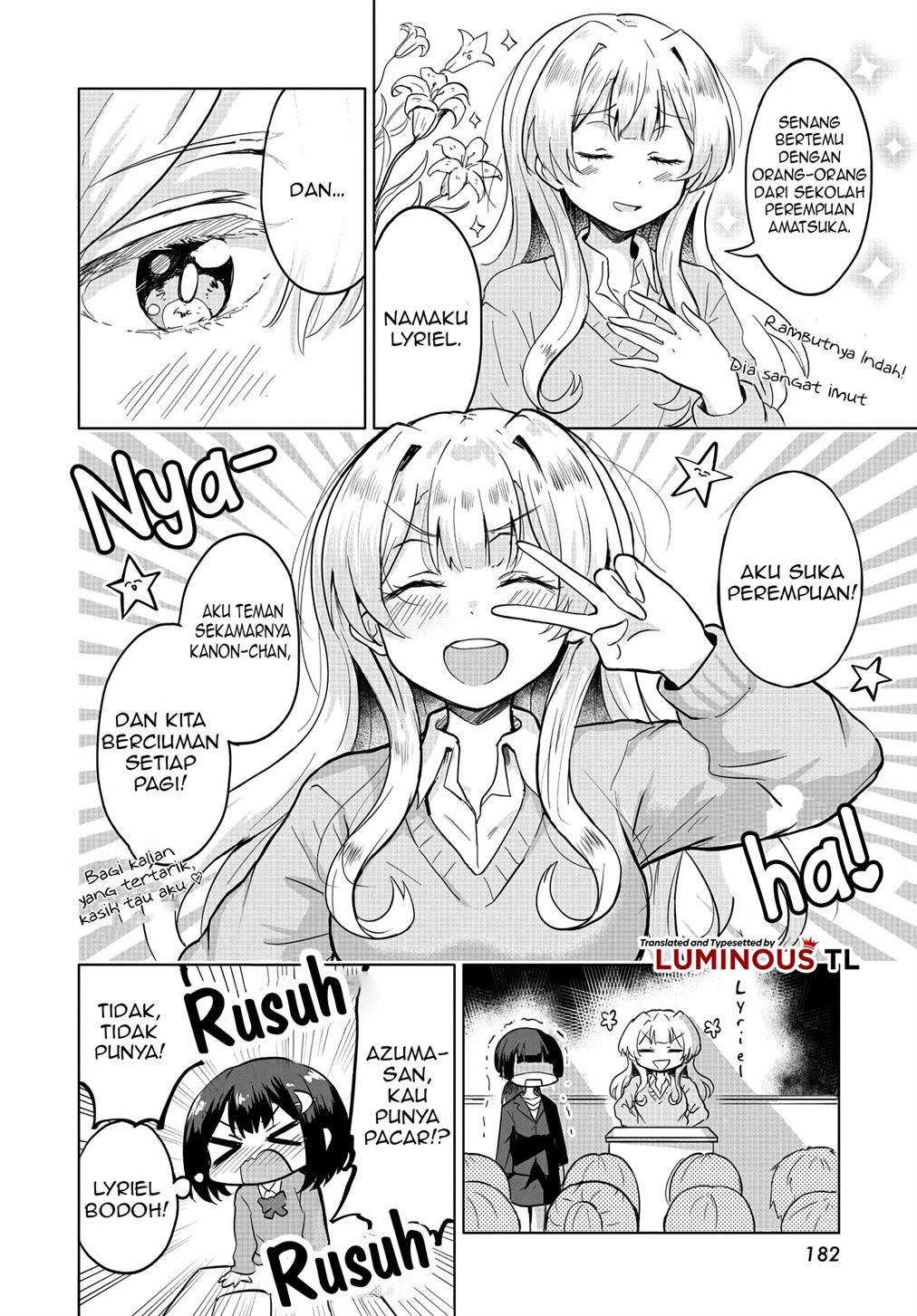 Ironna Onnanoko to Kisu wo shiteitara, Yuri Kisu ni Mezamete shimaimashita… Chapter 2 Gambar 4