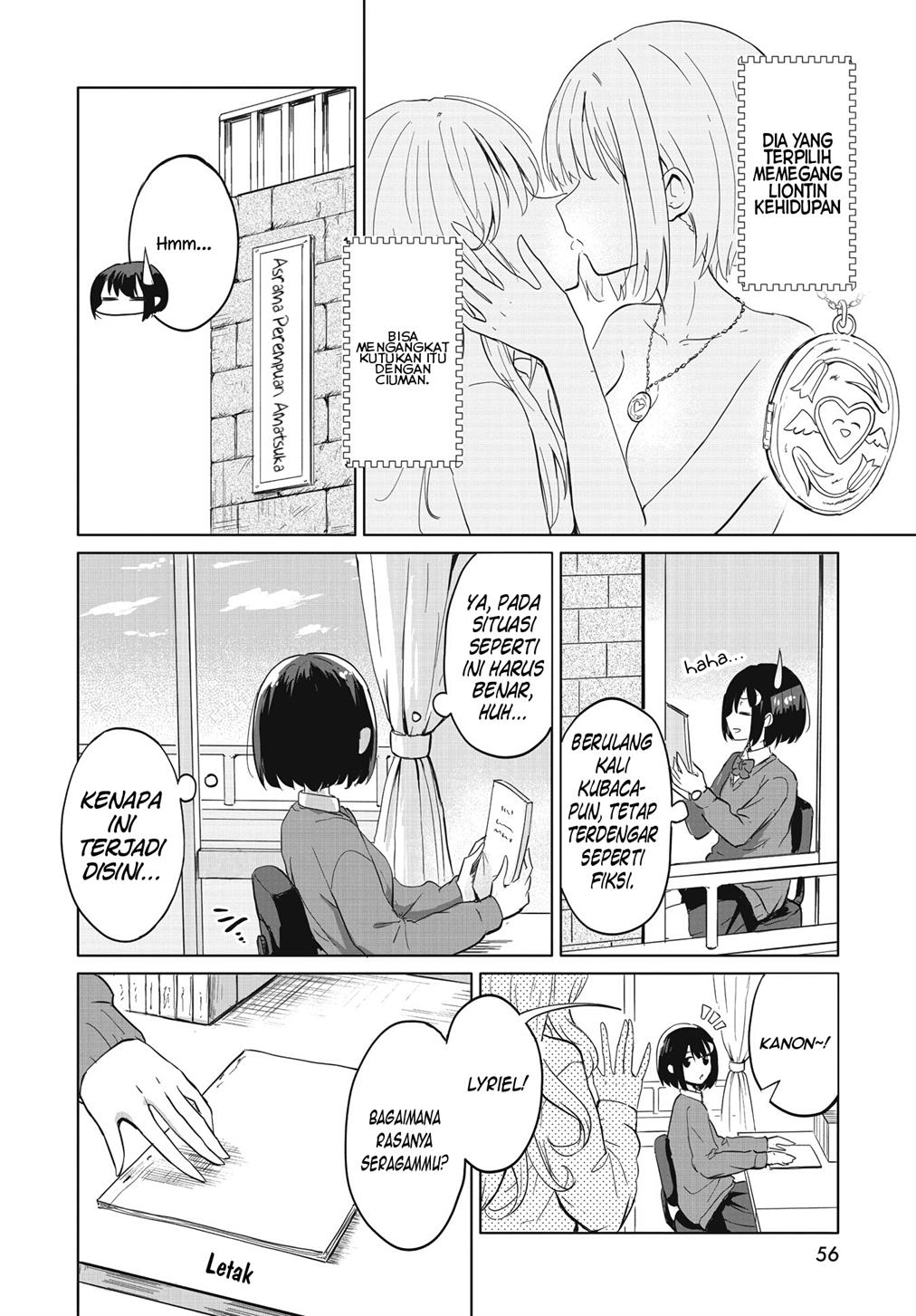 Ironna Onnanoko to Kisu wo shiteitara, Yuri Kisu ni Mezamete shimaimashita… Chapter 1 Gambar 27