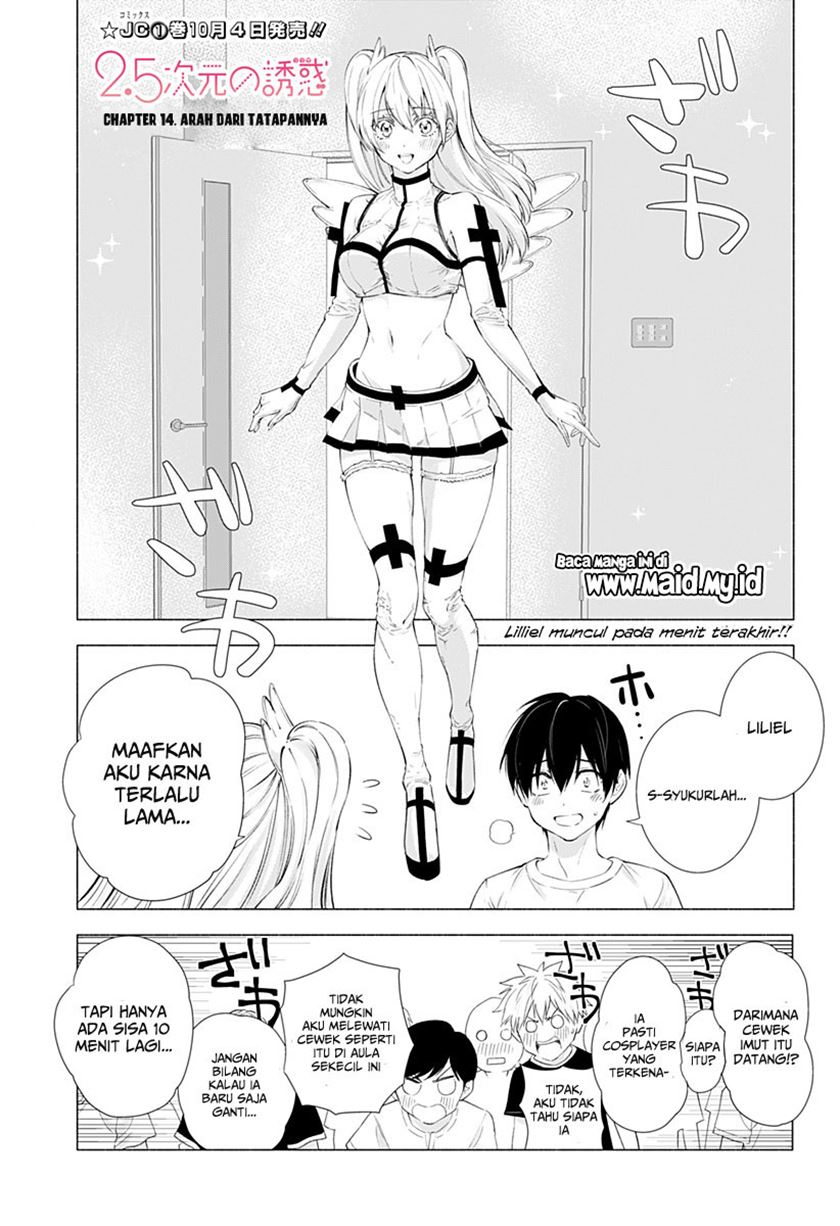 Baca Manga 2.5 Dimensional Seduction Chapter 14 Gambar 2