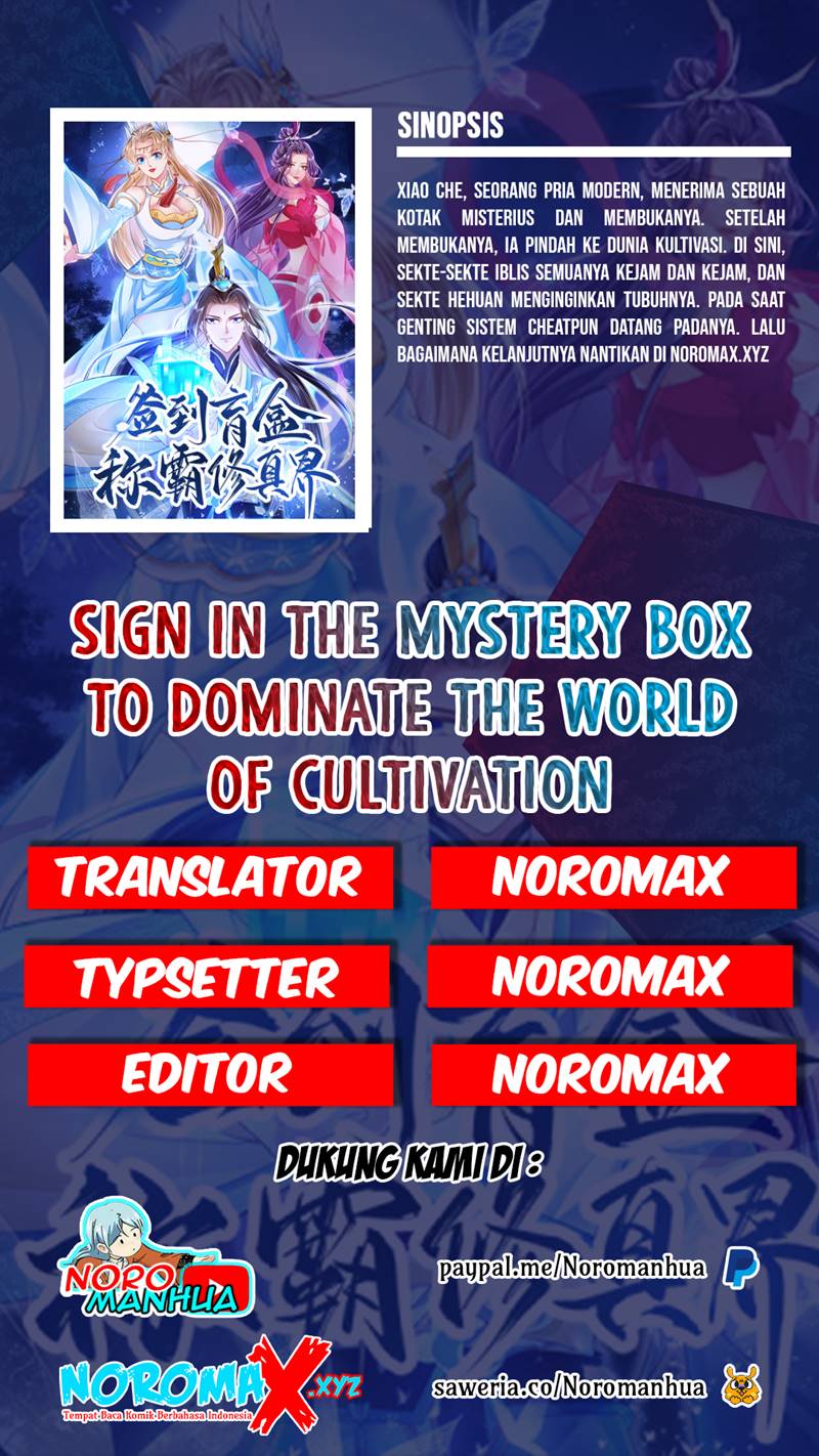 Baca Komik Sign in the Mystery Box to Dominate the World of Cultivation Chapter 25 Gambar 1