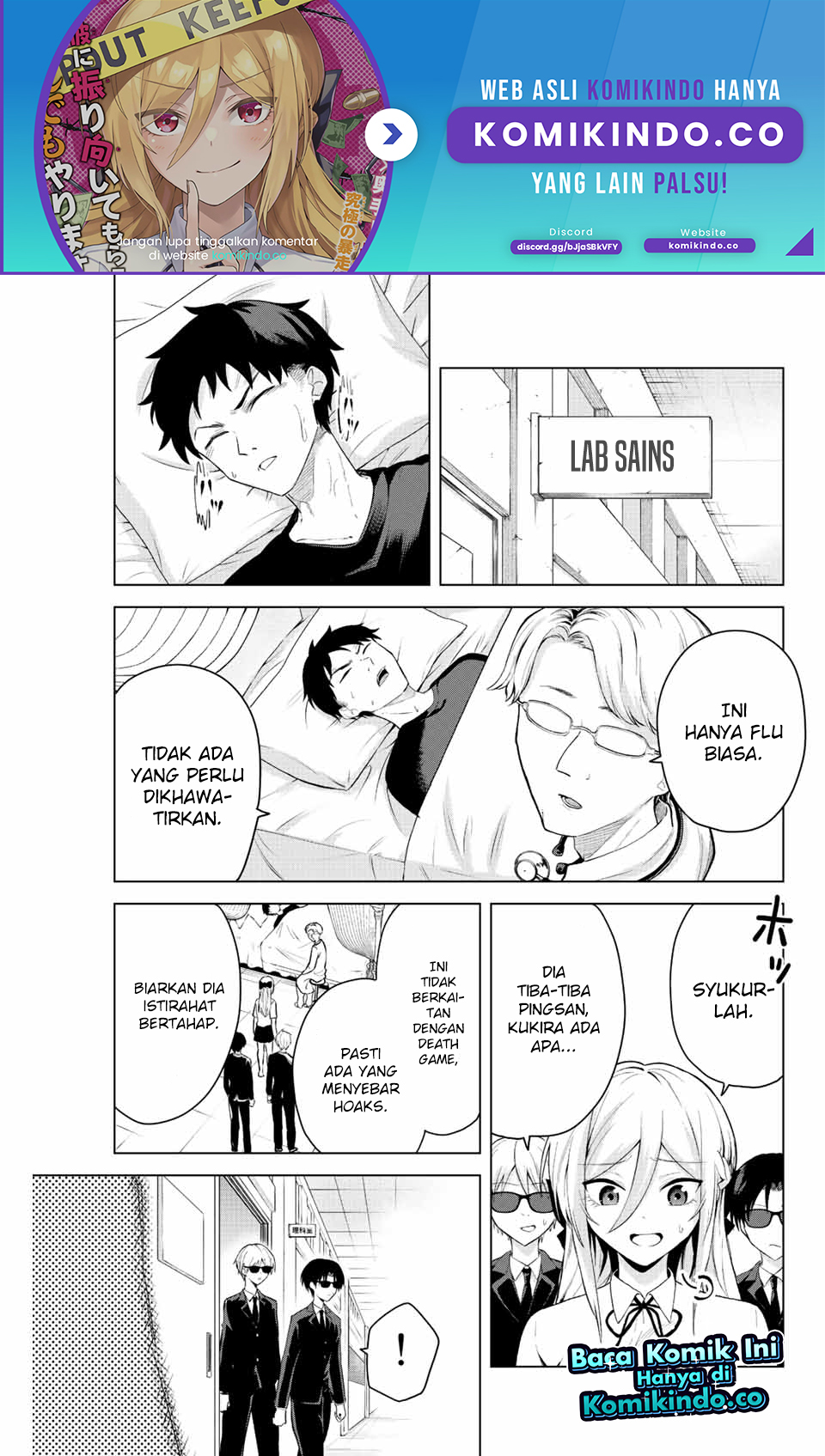 Baca Manga The Death Game Is All That Saotome-san Has Left Chapter 12 Gambar 2